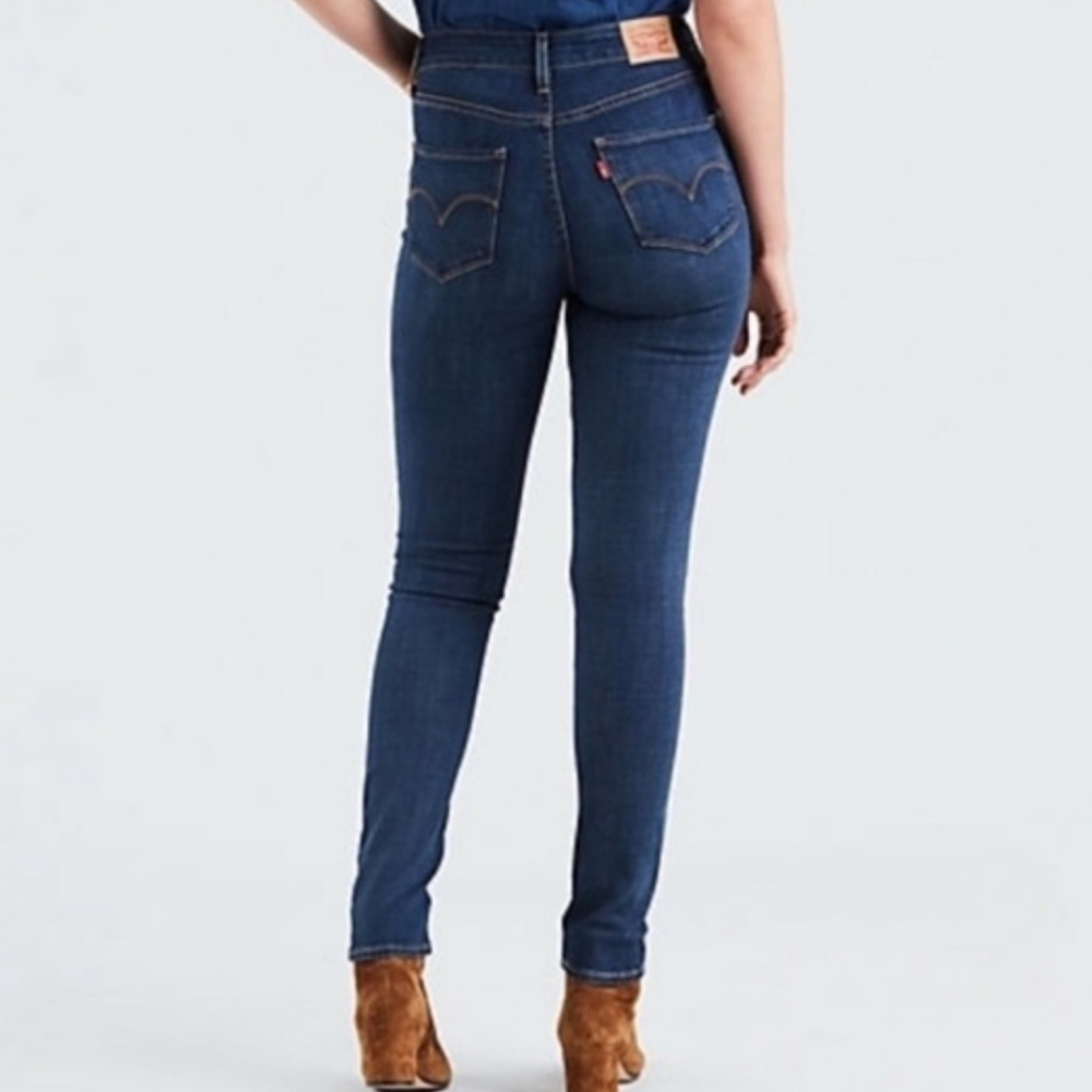 Levi's 721 High Rise Skinny Jeans Size-26 - Picture 2 of 13